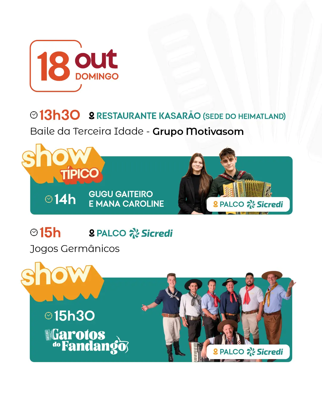 Programação de 18 de outubro, parte 1